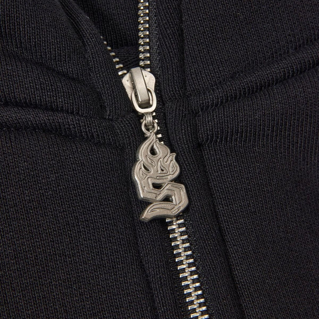 Sugarhill Katana Raw Hem Zip Hoodie