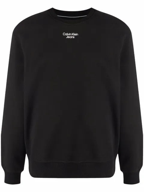 Calvin Klein Jeans logo-print cotton sweatshirt