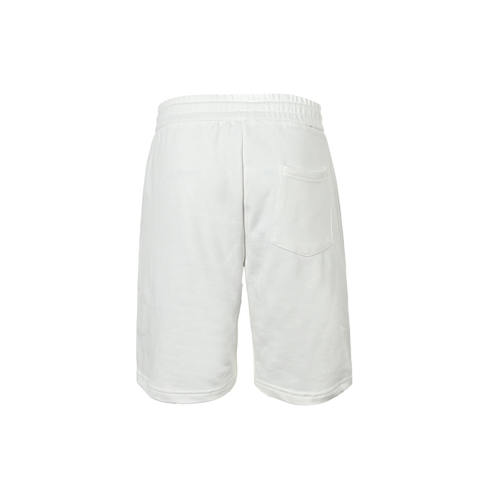 Embroidered Monogram Shorts