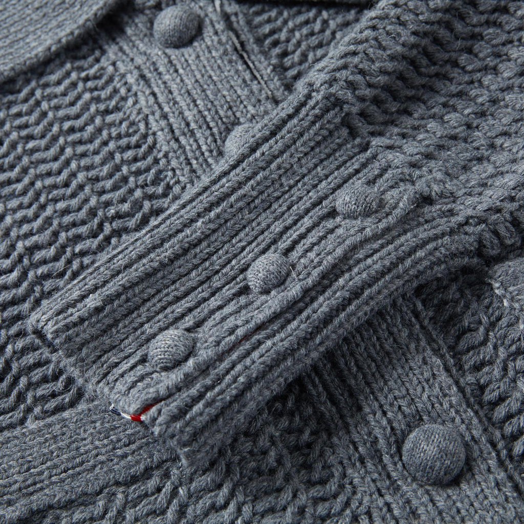 wool knit cardigan