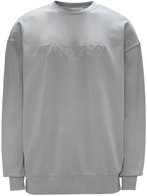 JW Anderson logo-embroidered gradient-effect sweatshirt