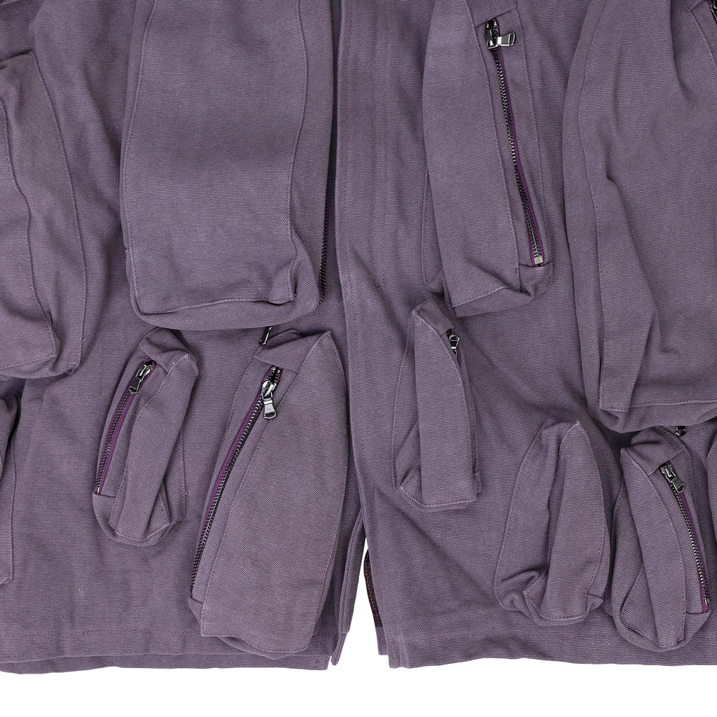 VIOLET FLOOR LENGTH TRENCH COAT
