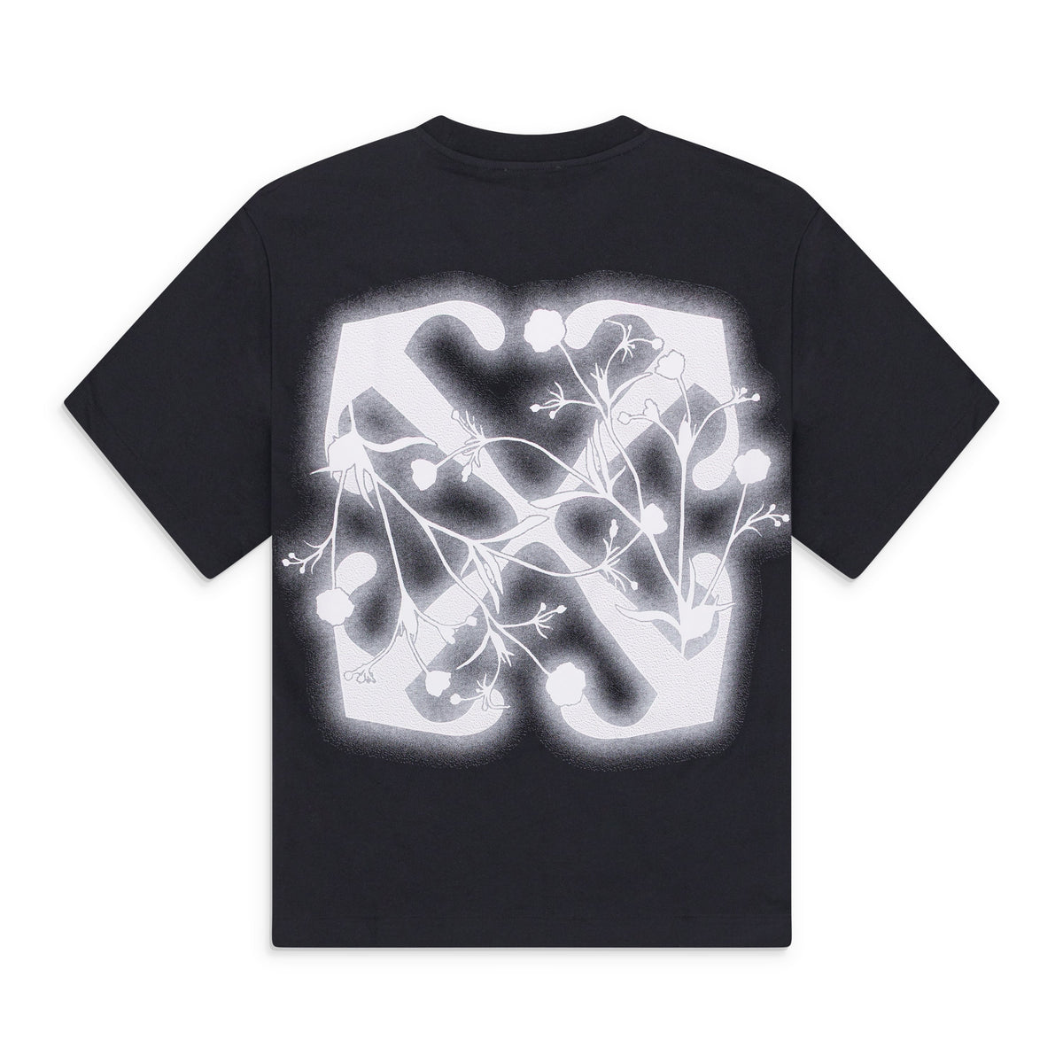 Black Flower Arrow Skate T-shirt