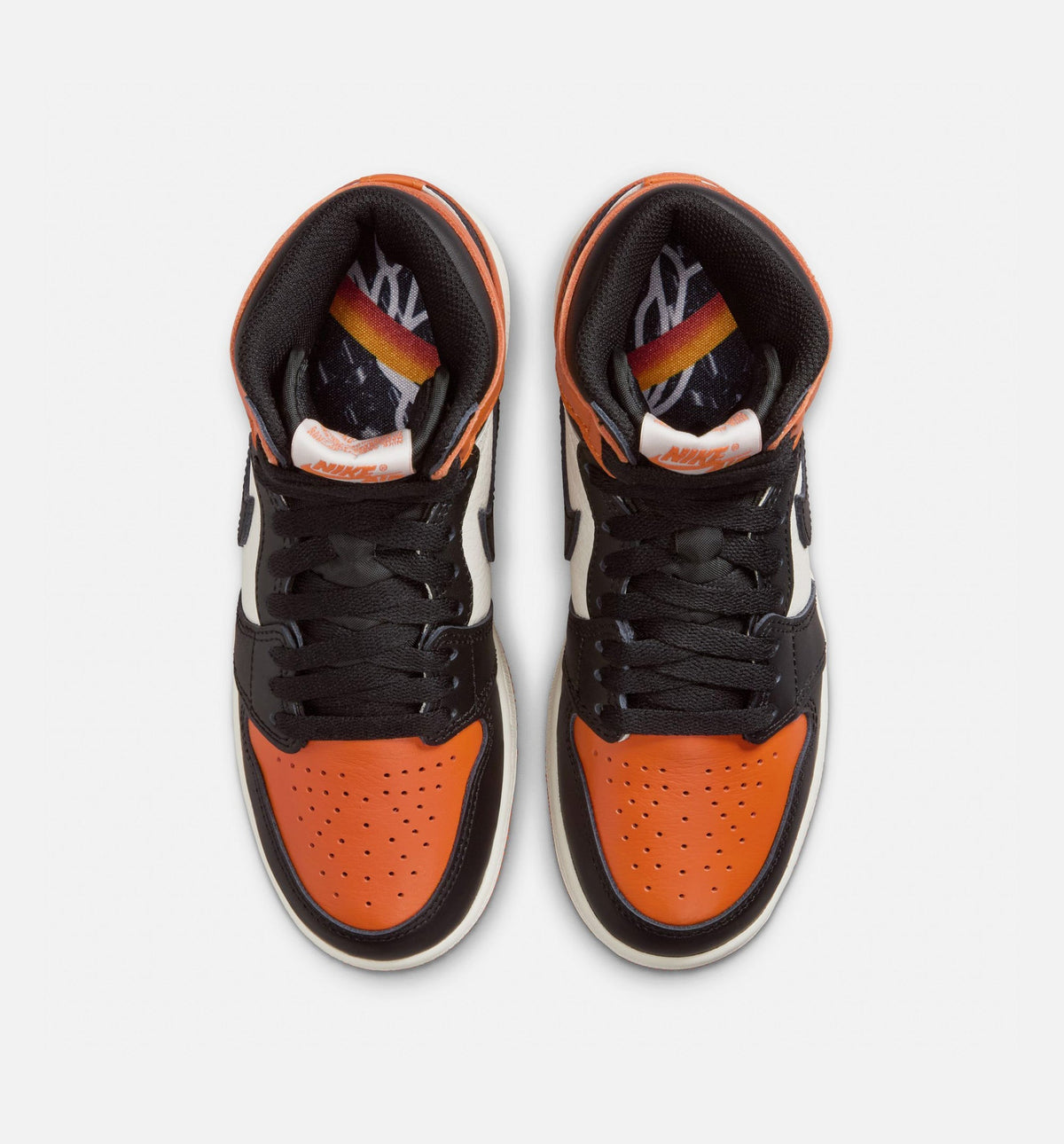 Air Jordan 1 Retro High OG Shattered Backboard Grade School – Black/Sail/Starfish