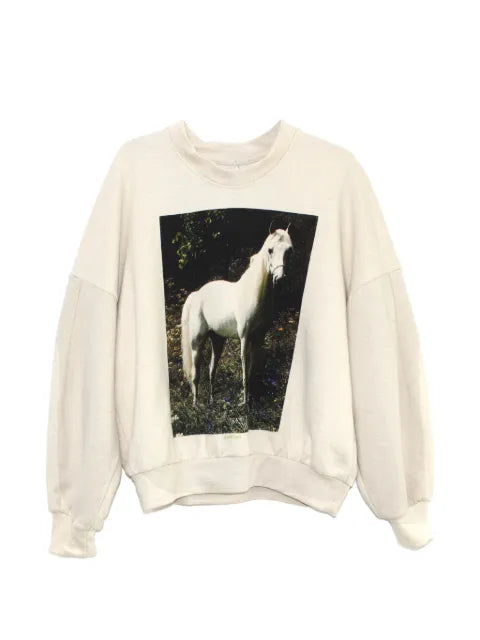 Anntian horse-print sweatshirt