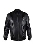 Philipp Plein bomber jacket with python panel