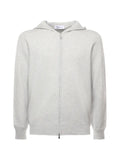 Galiano zip-up knit hoodie