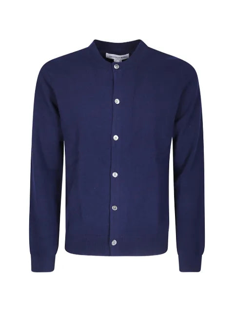 Comme Des Garçons Shirt button-up wool cardigan