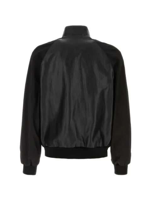 Gucci Web-stripe panelled bomber jacket