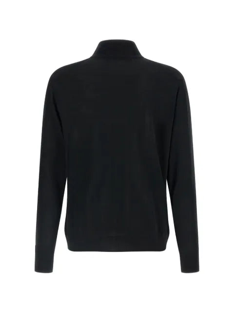 Kiton half-zip wool sweater