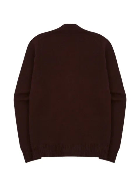 Drake's lambswool button-up cardigan