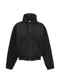 VETEMENTS hooded denim jacket