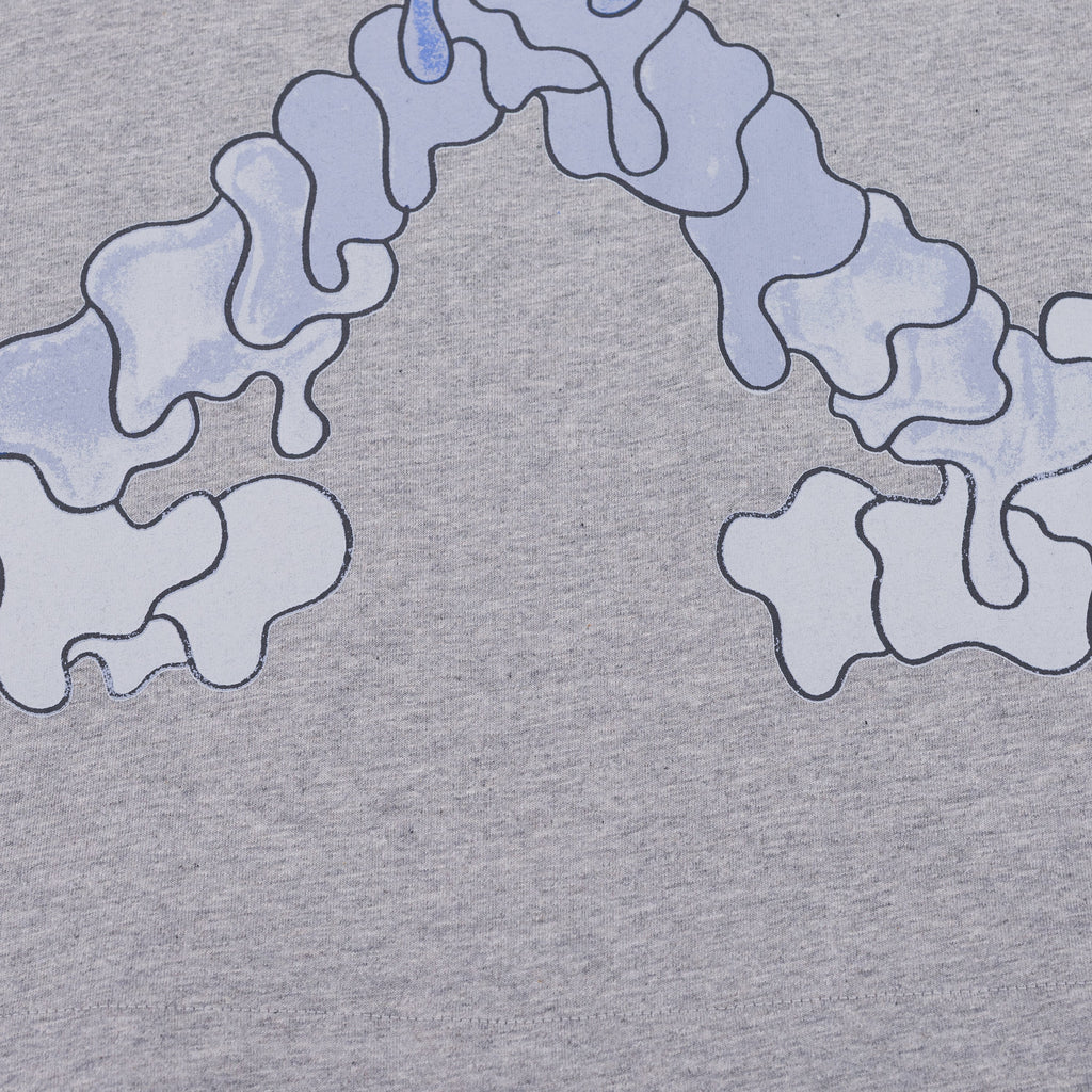 Heather Grey Skate Fit Dripping Arrow T-Shirt