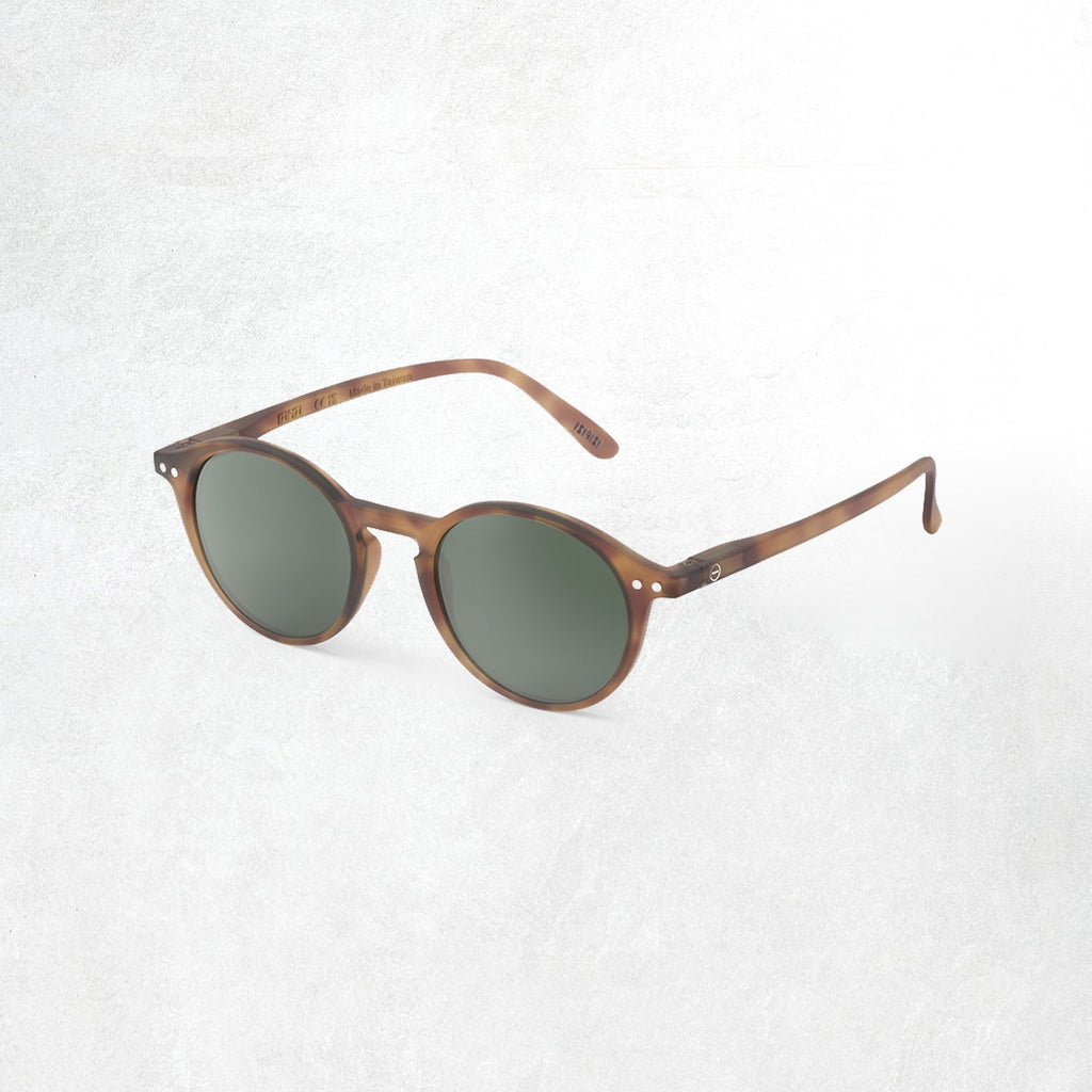 Izipizi Sun Glasses #D: Havane Green Lenses