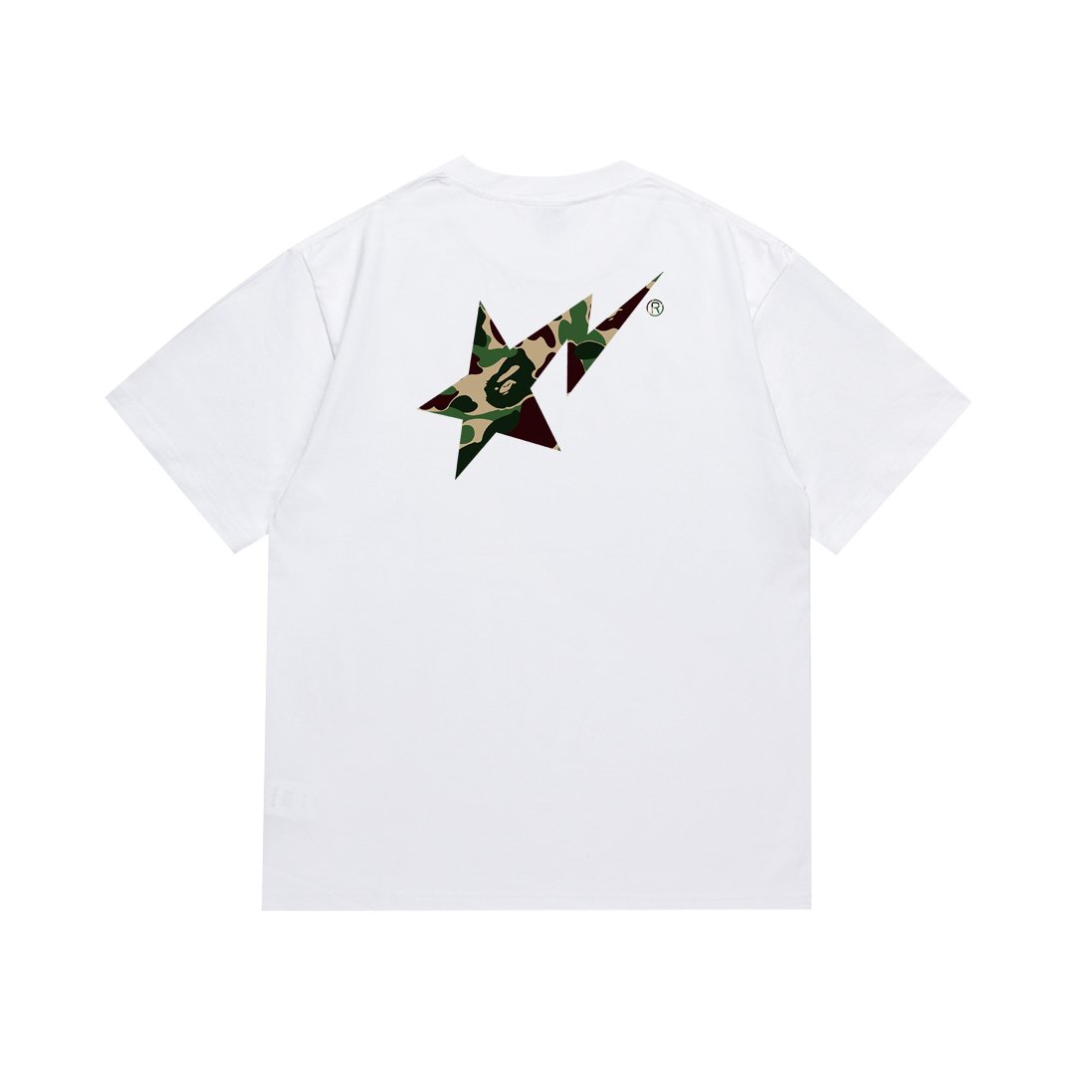 BAPE Green Camo Star Graphic T-Shirt
