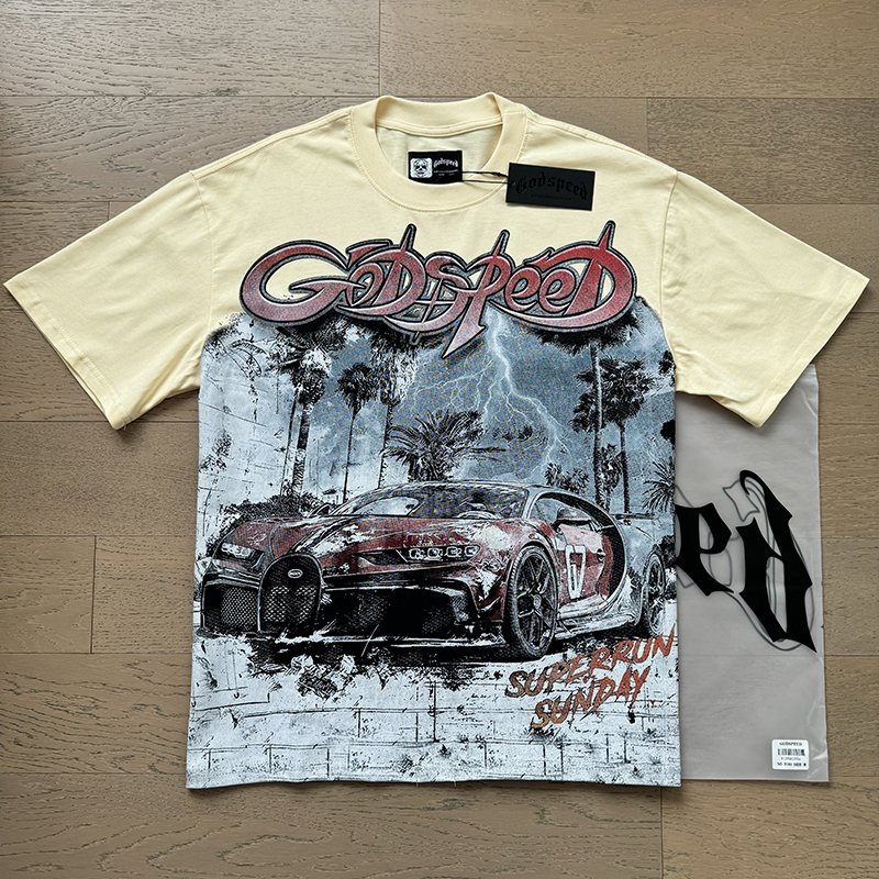 Godspeed Car Graphic Short-Sleeve T-Shirt