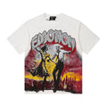 MIXED EMOTION Skeleton Graphic T-Shirt