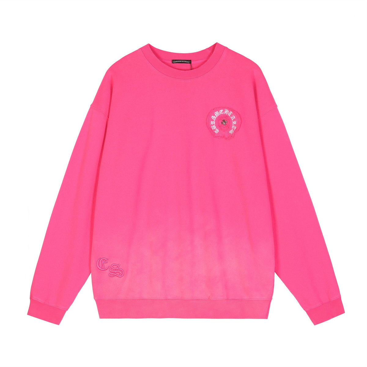 Chrome Hearts Horseshoe Graphic Crewneck Sweatshirt