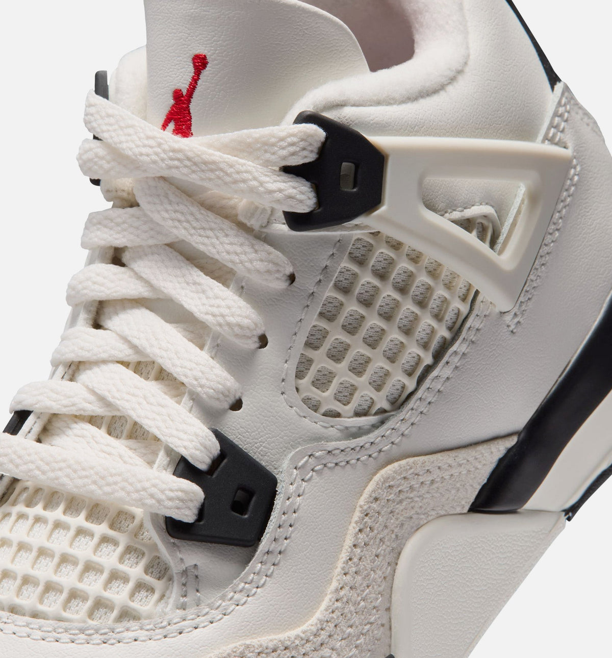 Air Jordan 4 Retro "Flight Club" Little Kids' Shoe – Sail/Black/University Red