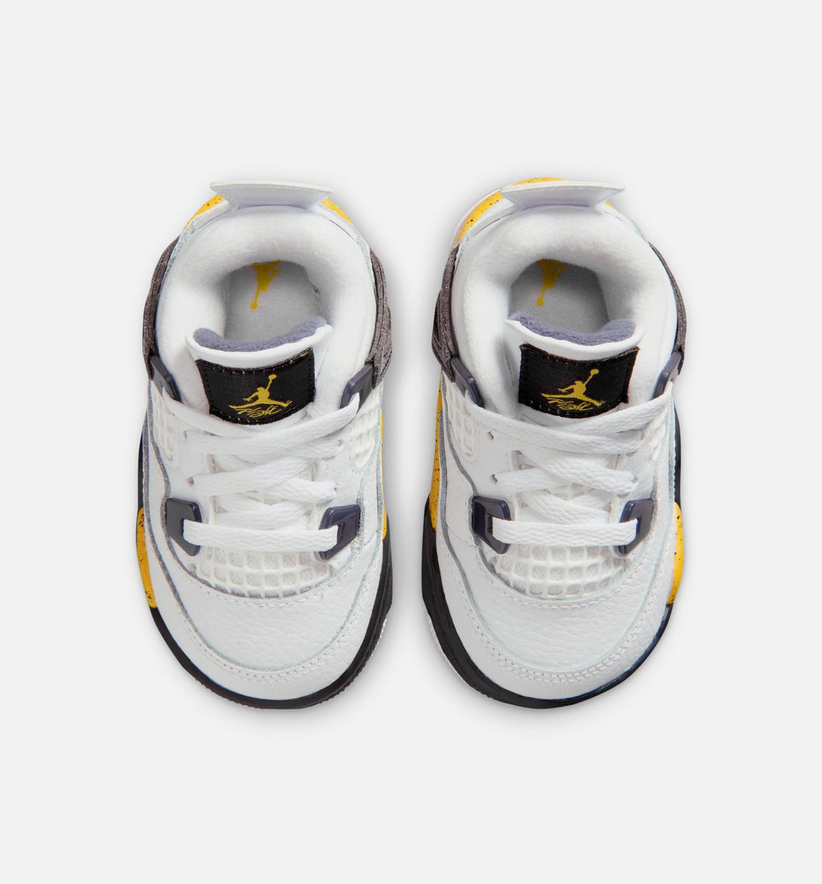 Air Jordan 4 Retro Rare Air Tour Yellow Baby & Toddler Shoes - White/Yellow/Grey