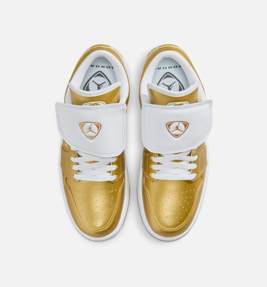 Air Jordan 1 Low – Women's Lifestyle Shoe in Gold/White/Gum Yellow