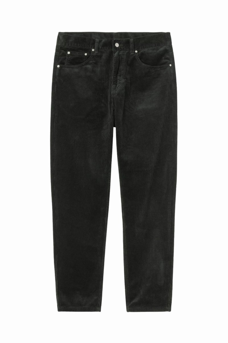 CARHARTT WIP NEWEL CORD PANT Raven Rinsed