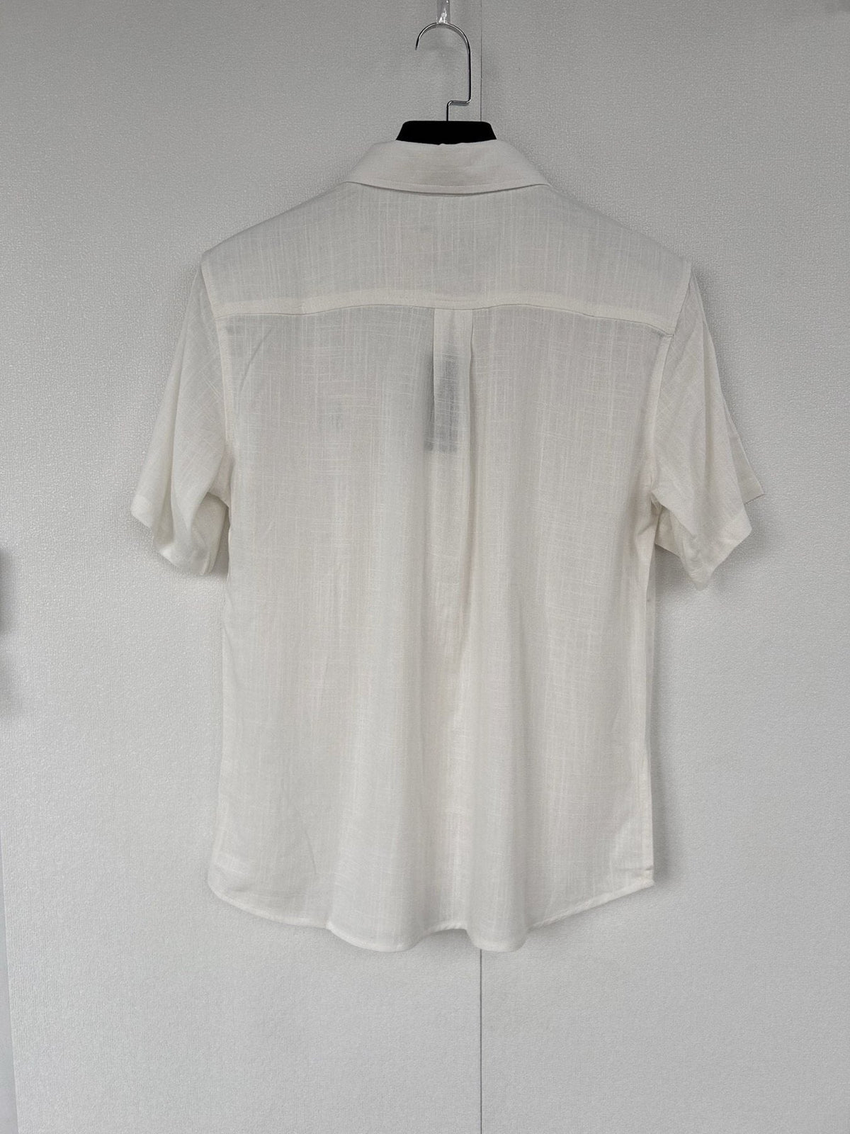 Ralph Lauren Ivory Linen Short-Sleeve Button-Front Shirt