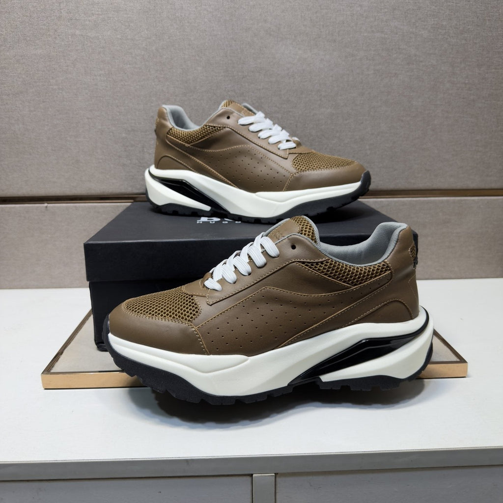 HUGO BOSS Mesh-Textured Casual Sneakers